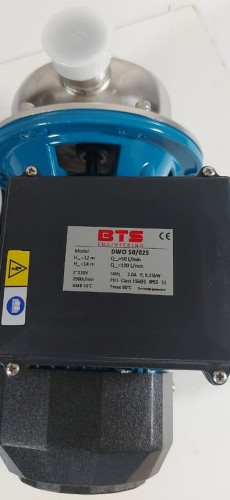 Насос для сусла, бражки, вина, пива DWO B50/025, 220V/50Hz, AISI 304