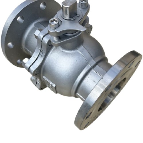 PN16 DN100 Stainless steel ball valve AISI 316, seat PTFE