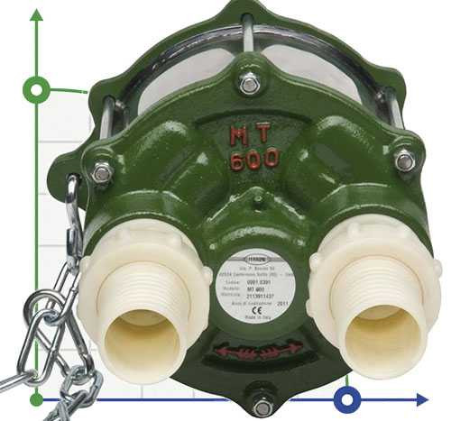 Rollenpumpe MT 600 vom Traktorzapfwelle (VVP) zur Bewässerung
