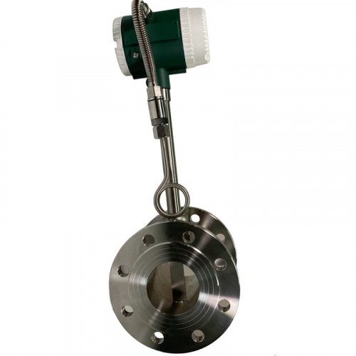 DN80 Edelstahl-Wirbel-Durchflussmesser KLUGB PN16 RF DIN-Flansch, für Dampf 0.18-5.5 t/h <1,6 МПа, 120-145°C, 4-20mA, ExdIIBT6