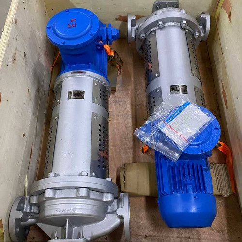 Vertical hot oil pump 350°C LQLRY65-65-260/2-CEX, 25 m3/h, 80 m, 15 kW, 2900 rpm, Ex