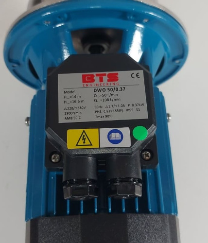 Насос для браги, соков, вина, пива DWO B50/037, 380V/50Hz, AISI 304