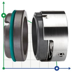 Ущільнення механічне торцеве R-M7N 30, SIC/SIC, VITON, 304, G6