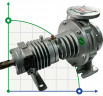 Pompe de chaudière à huile thermique BTKF-K 32-160 (3000) sans moteur
