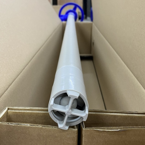 Насосная часть (труба) бочкового насоса FLUIMAC NETTUNE из PP (вал HASTELLOY 2,4610), 1200 мм, Ø41 мм