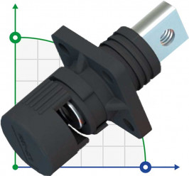 CN12-LSP400A-03-M, 400A, 1500V DC коннектор болтовое резьбовое отверстие, черный