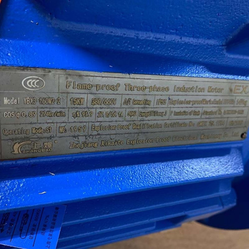 Pompe à huile thermique verticale LQLRY80-80-210/2-CEX, 50 m3/h, 50 m, 15 kW, 2900 rpm, Ex