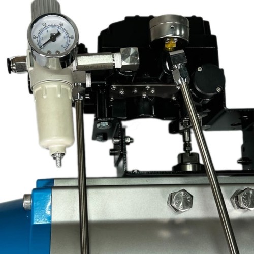 PN6 DN250 Засувка Батерфляй, корпус і диск AISI 304, PTFE з пневмоприводом Ex подвійної дії, позиціонер 4-20MA