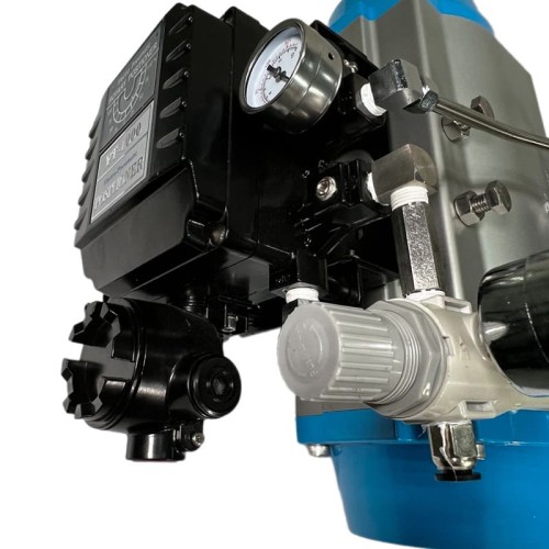 PN6 DN250 Засувка Батерфляй, корпус і диск AISI 304, PTFE з пневмоприводом Ex подвійної дії, позиціонер 4-20MA