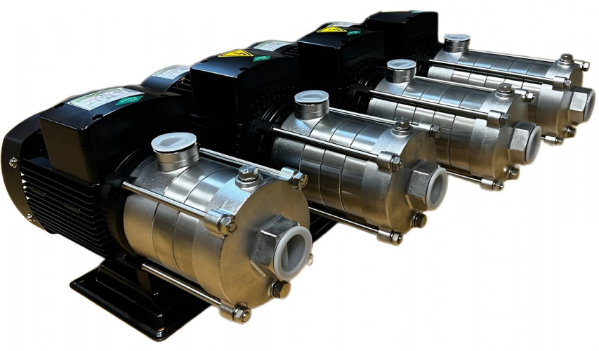 Pompe multicellulaire horizontale d'alimentation de chaudière DW(S)5-40/075, AISI304, 380V/50Hz