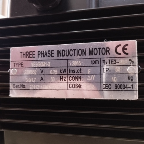 Pompe multicellulaire horizontale d'alimentation de chaudière DW(S)5-40/075, AISI304, 380V/50Hz