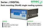 EMEC J DIGITAL single-display rack-mount controller (96x48)