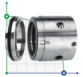 Gleitringdichtung R-JB104 120, TC/TC, VITON, 304, T5С