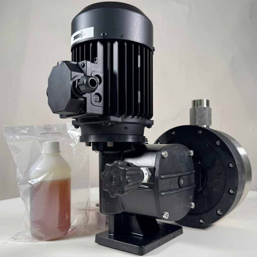 Насос дозировки полиэлектролитов AQUA MSC, AISI 316L, 505 л/ч, 5 бар, 0,37 кВт, 380В мембранный моторный