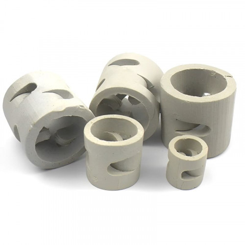 Ceramiczne pierścienie Pall, 100x100x10 mm, Pall Ring, VFF
