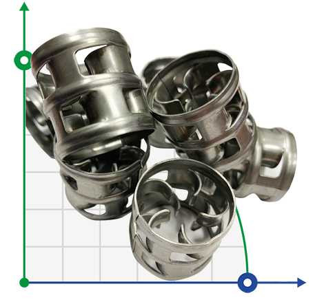 Anneaux Pall AISI 304 SS L, d75 mm