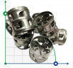 Anneaux Pall AISI 304 SS L, d75 mm