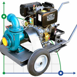 Hochdruckdieselmotorpumpenkapazität 9 hp