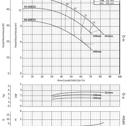 Auslegerpumpe für Zirkulation BSM4 65-200/30 (45/13,1), 3kW, 1450