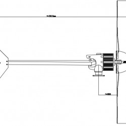 Kit 20 kW aerogenerador horizontal Serie G RX-20KH3 20 kW 380 V, controlador inversor de red WWGIT100 20 kW 380 V