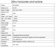 Kit 20 kW aerogenerador horizontal Serie G RX-20KH3 20 kW 380 V, controlador inversor de red WWGIT100 20 kW 380 V