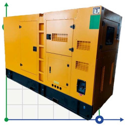 Generador diesel industrial VLAIS KDE-100T con ATS, motor Ricardo 100kVA, 80kW, 380V/50HZ tipo cerrado