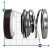 Mechanical seal R-110 20, CAR/CER, NBR, 304