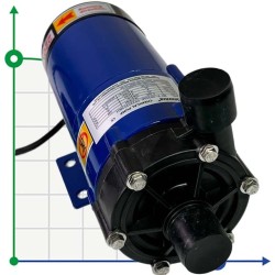Насос для химии MD-F-203SAE-5V22AYS, PPH, 33L/min, 4m, 220V