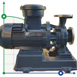 BGWHB 125-250(I)A (184.4/17), 11kW, 1480, Ex - bomba horizontal de acero inoxidable