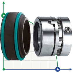 Uszczelnienie pompy R-960 60, SIC/SIC, VITON, 304, T30LE