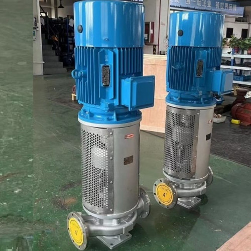 Pompe verticale à huile chaude LQLRY40-40-210/2-C, 6,3 m3/h, 50 m, 4 kW, 2900 rpm, Ex