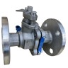 PN16 DN25 Stainless steel ball valve AISI 316, seat PTFE