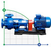Groupe motopompe K290/30a, 30kW, 1500, sur châssis