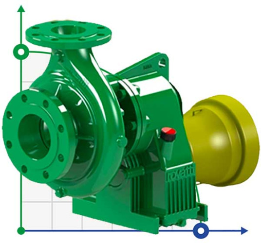 Pumpe mit Zapfwelle des Traktors Rovatti T3-110E-TW R. 5, 85