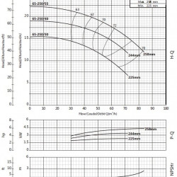 Pumpe zur Druckerhöhung BSM4 65-250/40 (45/16,9), 4 kW, 1450