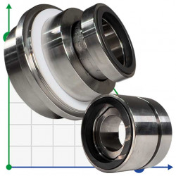 Картриджное уплотнение насоса Sulzer Ahlstar APP3 R-SE1F-AP 50, SIC/SIC, VITON, 316