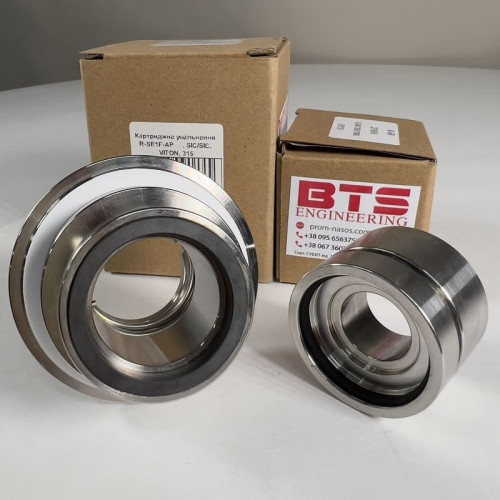 Картриджне ущільнення насоса Sulzer Ahlstar APP3 R-SE1F-AP 50, SIC/SIC, VITON, 316