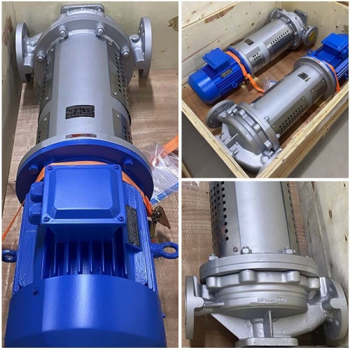 Pompe verticale de transfert de chaleur LQLRY65-65-210/2-C, 25 m3/h, 50 m, 7.5 kW, 2900 rpm