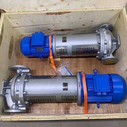 Pompe verticale de transfert de chaleur LQLRY65-65-210/2-C, 25 m3/h, 50 m, 7.5 kW, 2900 rpm