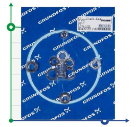 Shaft seal CVBE/V A-B for GRUNDFOS CH8/CH12 Art. no. 004N5012