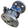 PN16 DN20 Stainless steel ball valve AISI 316, seat PTFE