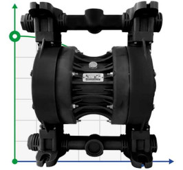 RUBY 051V-P-TVT-T насос пневматический мембранный