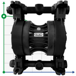 RUBY 051V-P-TVT-T насос пневматический мембранный