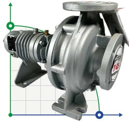 Pompe haute température BTKF-K 40-200 (3000) sans moteur