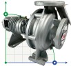 Pompe haute température BTKF-K 40-200 (3000) sans moteur