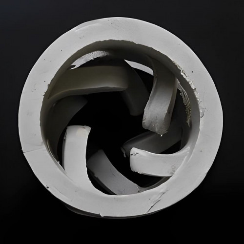 Pall-Ringe aus Keramik, 50x50x5 mm, Ceramic Pall Ring