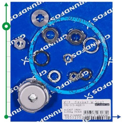 Gasket with seal AQQE / V (A-VERSION) GRUNDFOS art. no. 96932392