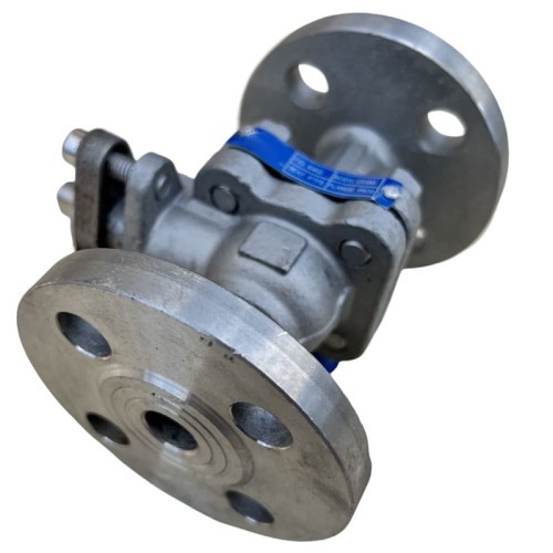 PN16 DN15 Stainless steel ball valve AISI 316, seat PTFE