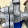PN16 DN15 Stainless steel ball valve AISI 316, seat PTFE