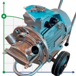 Насос для клея AlphaDynamic AD40.1/01/TR 1,5kW импеллерный на тележке